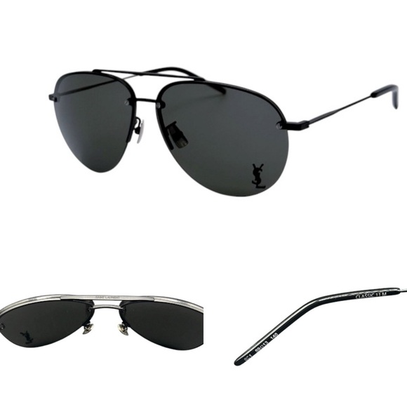 Saint Laurent Accessories - Saint Laurent Classic 11M Aviator Sunglasses